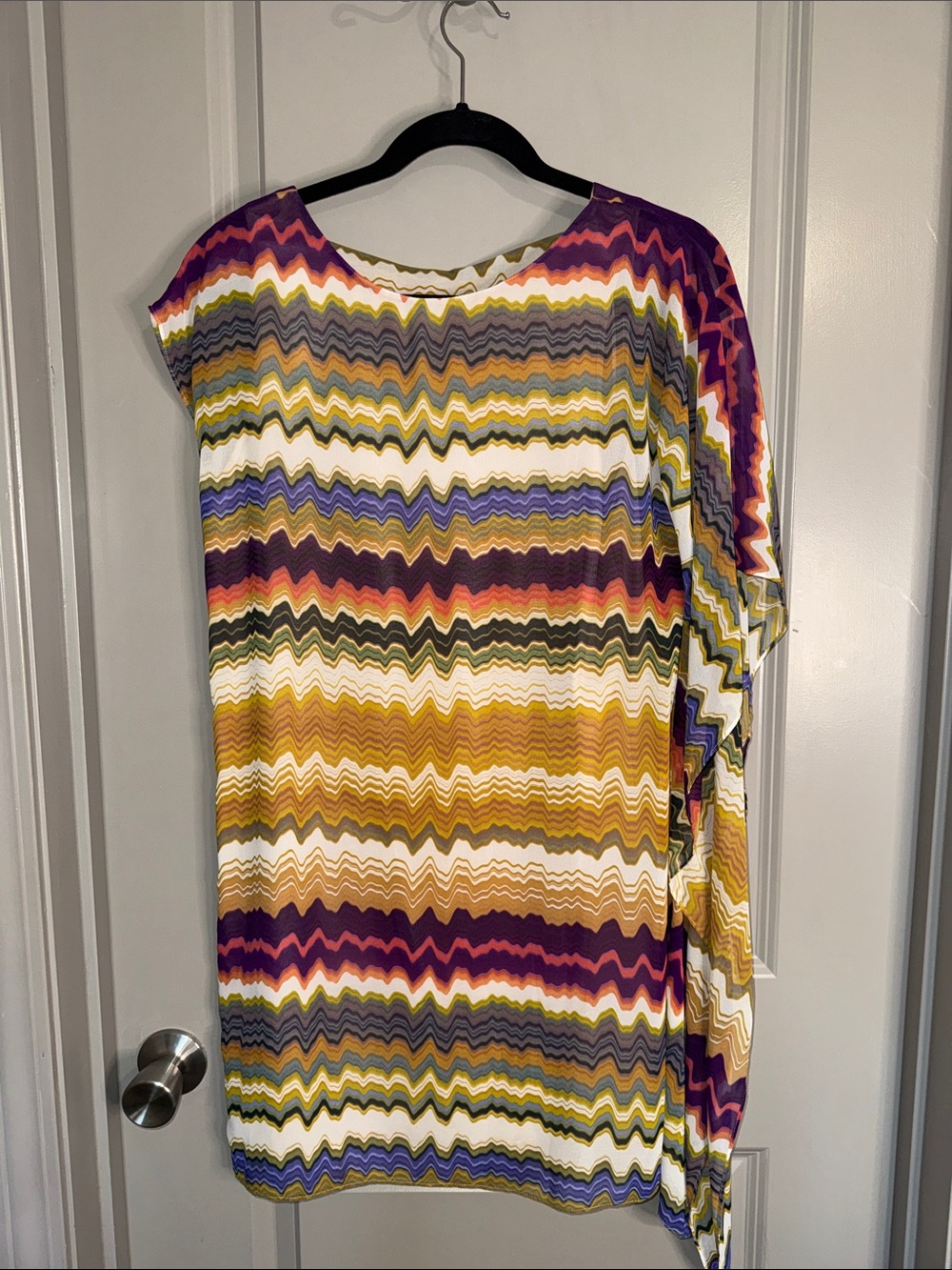 Vince Camuto - Draped, Asymmetrical Shift Dress